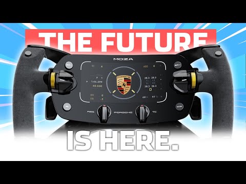 MOZA Made THE Highest Tech Sim Racing Wheel Ever! | PORSCHE Mission R Review!