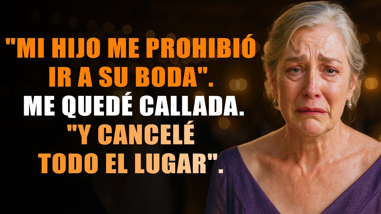 En La Boda De Mi Hijo, Me Echaron Afuera… Dijo: “Mamá No Encajas En Esta Boda”.