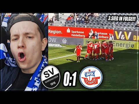 ABSTIEGSKAMPF AUSWÄRTSSIEG STADIONVLOG: Sandhausen - Hansa Rostock | 0:1 Verhoek | Stadion Vlog