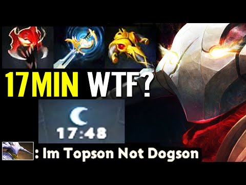 DOGSON? NO! TOPSON IS GODSON 17Min WTF Sven Fast Farm MID & JUNGLE Carry Guide Dota 2 Pro Gameplay