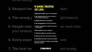 9 Dark Truths of Life 💔