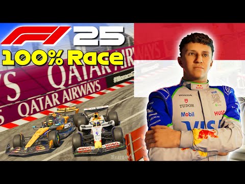 F1 25 - Hadjar's Rise To Glory #8: 100% Race Monaco