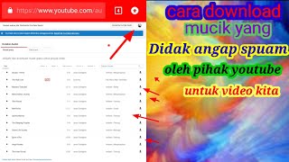 Download lagu Cara download musik untuk video youtube gratis mp3