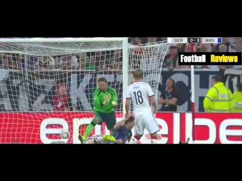 Germany vs Argentina 2 4 All Goals and Highlights Friendly 2014 Alemania vs Argentina 2014