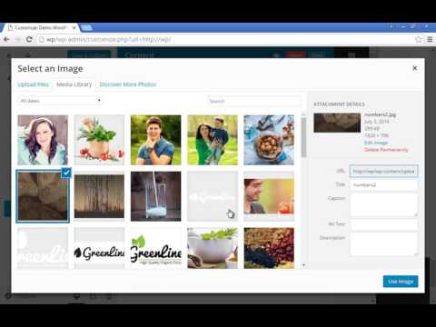How to create a numbers block in GreenLine Wordpress theme
