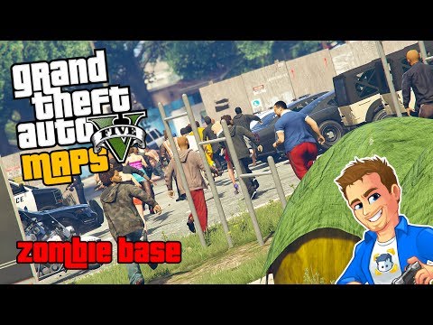 GTA 5 Map Editor Maps - Zombie Base | GTA 5 Custom Map for GTA V Map Editor Mod | GTA 5 PC Mods