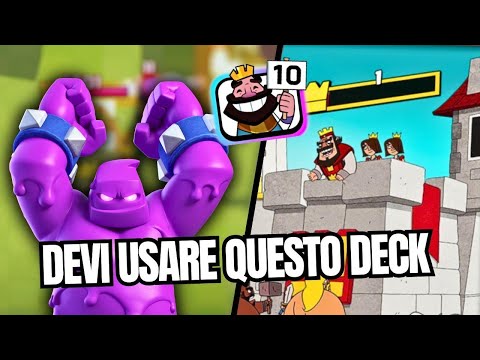 ELIXIR GOLEM IS BACK! BEST DECK FOR THE INFINITY TOWERS CHALLENGE! CLASH ROYALE ITA