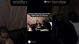 Freekey Zeekey Has a seizure during Cam'ron's interview 😲