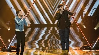 Shem Thomas &amp; James Arthur - Get Down - Finale - The Voice of Switzerland 2014