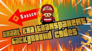 Graal Era Transparent Background Codes- Graal Era Status Guide!