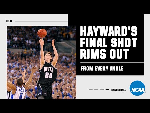 Gordon Hayward's near miracle shot bounces out, from every angle