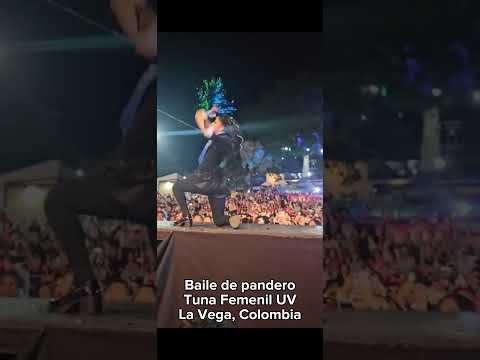 Baile de pandero, Tuna Femenil #UV 💙💚 La Vega #Cundinamarca #Colombia