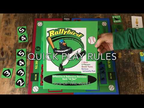 QuickPlay - RallyBird Baseball Game Rules in 8 minutes