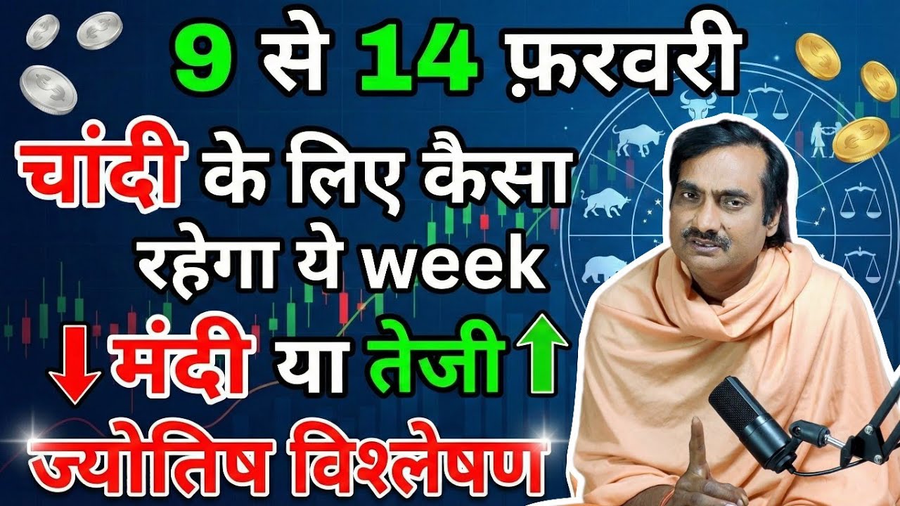 Silver Price Prediction 9 से 14 फरवरी 2026 | चांदी में तेजी या मंदी? | Silver Astrology Analysis