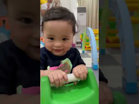 My Brave 1 year old baby!