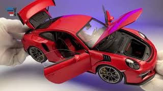 Unboxed Porsche 911 GT3 RS (991) | ( ❤️ Very Realistic Diecast Model Car ) AUTOart 1/18 scale