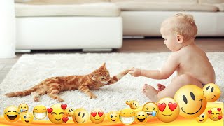 Try not to laugh animals [children with animals]