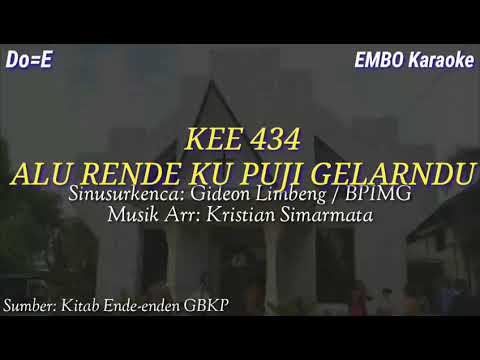 KEE 434 "ALU RENDE KU PUJI GELARNDU" (karaoke) @kristiansimarmata8168