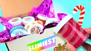 HUGE CHRISTMAS SLIME REVIEW FROM THE NAVALUA FAMILY !!! *HONEST REVIEW* TNFSLIMEATORY SLIME REVIEW!!