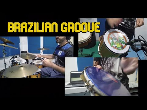 Recording some Brazilian grooves on drums and percussion