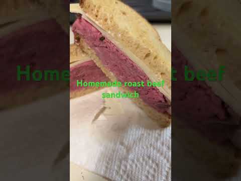 Homemade gluten-free roast beef sandwich #RoastBeef #Gluten-free #Homemade #Easy #Foodie #FunFood