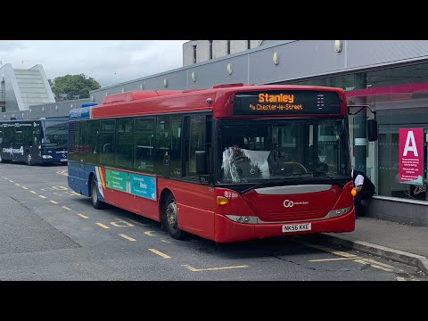 Rare Allocation Go North East Scania Omnicity 5269 route 8 Waterview park to Washington Galleries