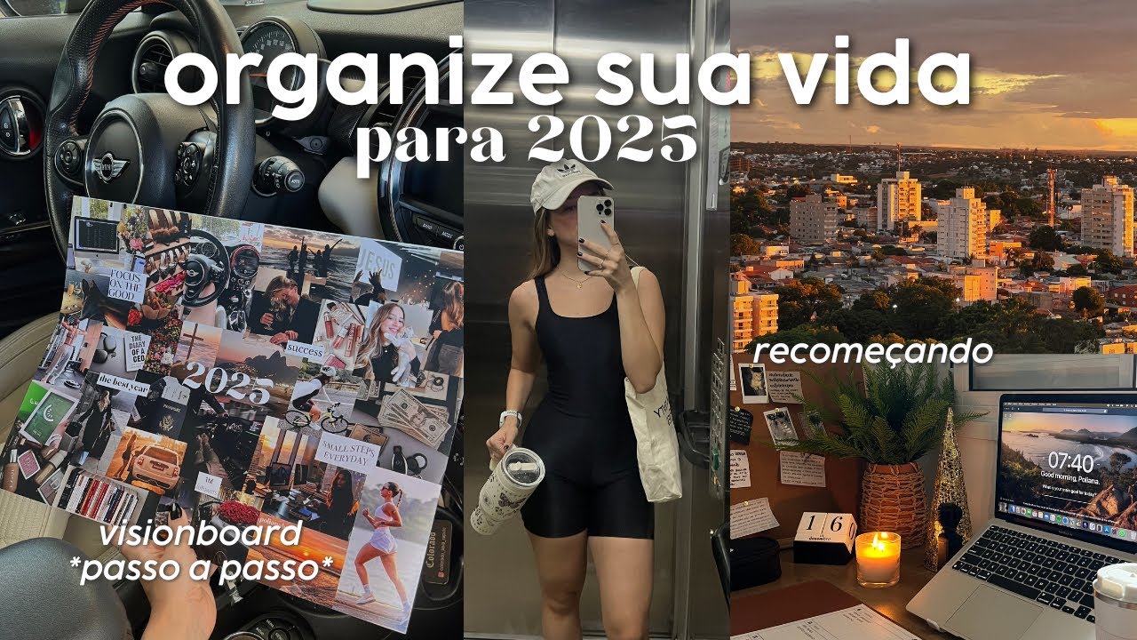 ONLY WATCH IF YOUR LIFE IS IN CHAOS! Recomeço 2025 + visionboard