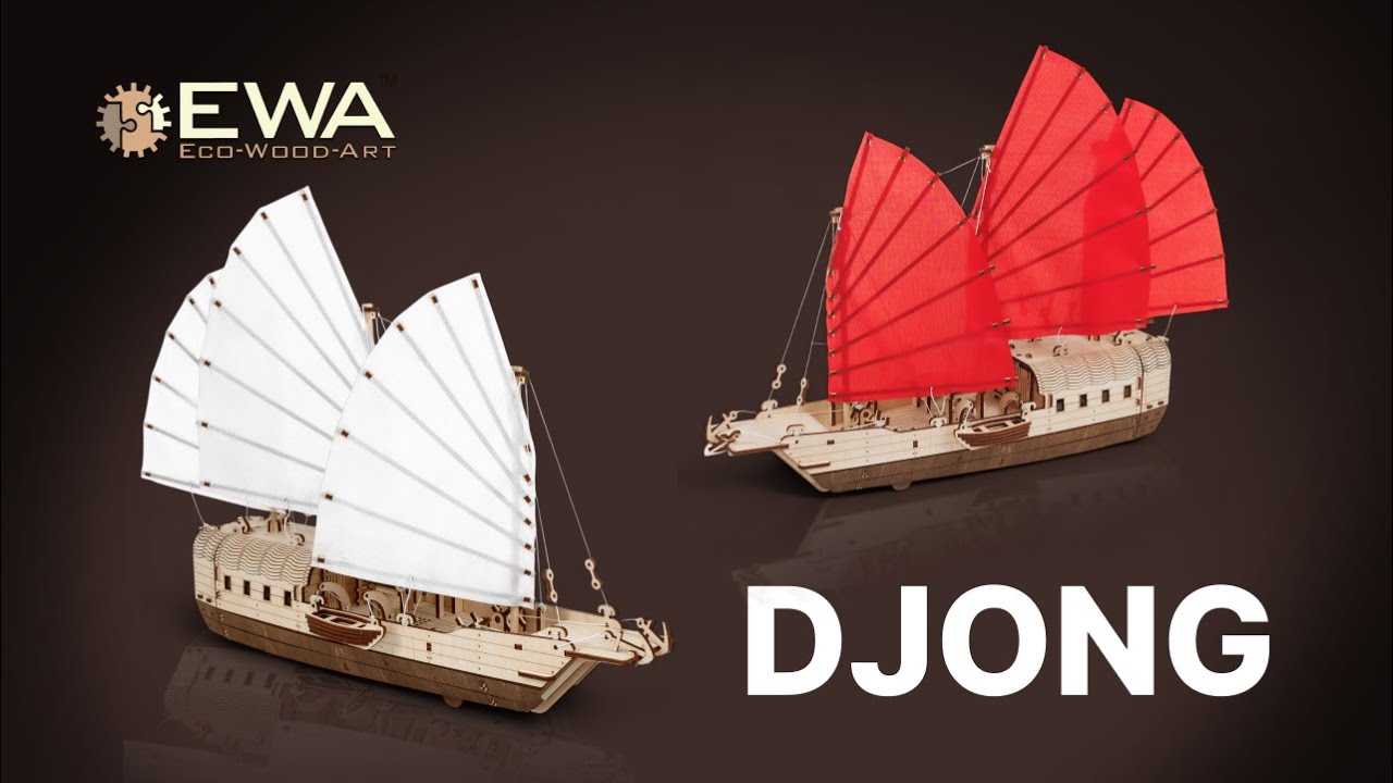 Eco-Wood-Art Construction kit Asian ship Djong