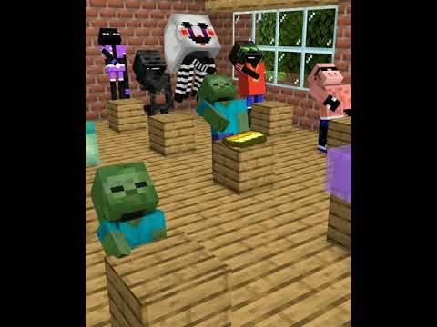 Monster School: Spin And Win  - Funny Minecraft Animation (shorts version) #Shorts 5