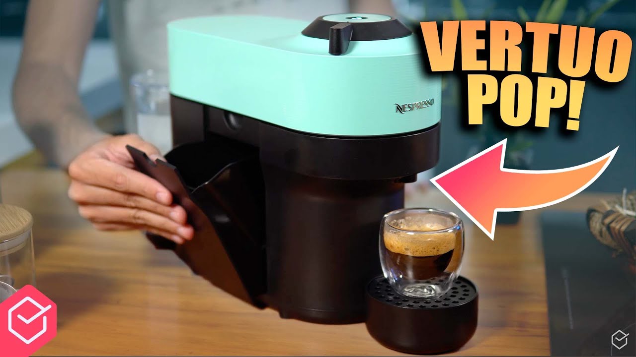 ☕ NOVA CAFETEIRA de CAPSULA NESPRESSO VERTUO POP com ESPUMA e SISTEMA GIRATÓRIO!