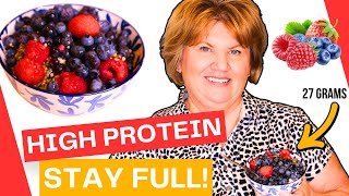 High Protein Greek Yogurt Breakfast Bowl (27g!) 🥣 Weight Loss Over 50