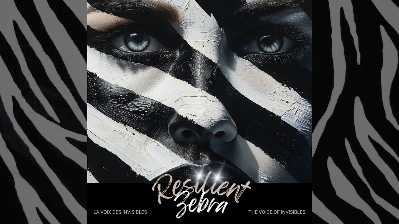Resilient Zebra clip by Angélique Cassin (featuring AI)
