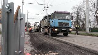 Асфалтират част от булевард "Съединение" в Хасково