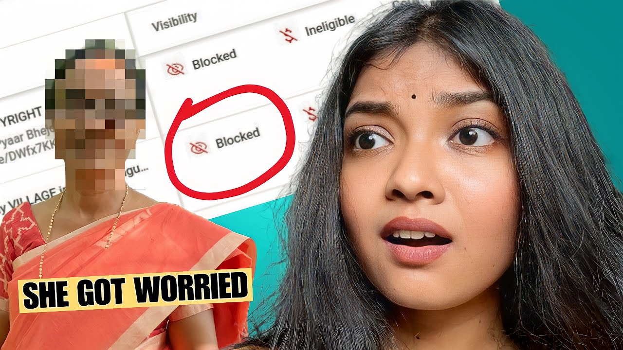 My Mom's reaction on my video getting blocked🥲