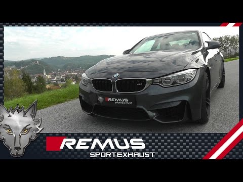 BMW M4 F82 with REMUS axle-back sport exhaust system