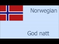 Good Night In 27 Languages