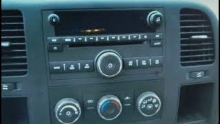 Chevrolet Silverado How to Remove Car Stereo = Car Stereo HELP