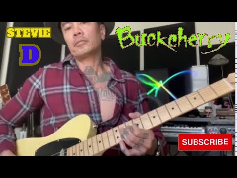 Stevie D of Josh Todds' of Buckcherry's Gives Guitar Lick 4 Border City Rock Talk