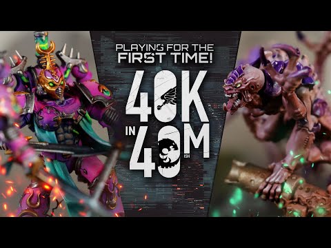 Emperors Children vs Tyranids | Newbies try Warhammer 40K for the First Time!