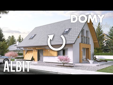 Projekt domu ALBIT - widok 360º