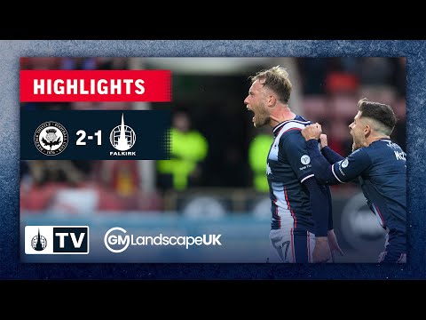 FC Partick Thistle Glasgow 2-1 FC Falkirk