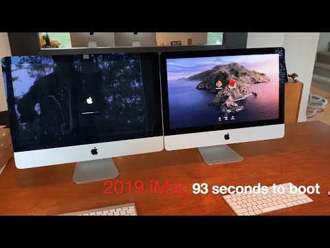 Speed test 2013 iMac vs 2019 iMac