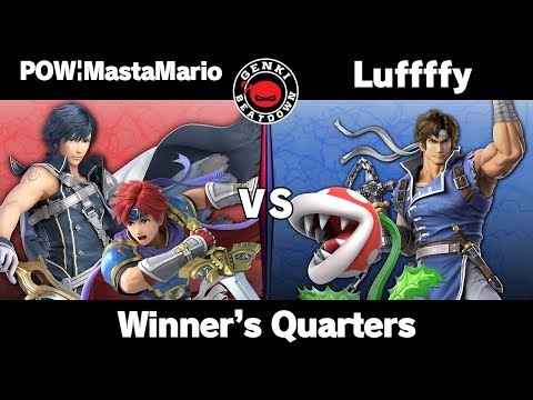 Genki Beatdown #8 - POW MastaMario (Chrom, Roy) Vs Luffffy (Richter, P. Plant) - Winners Quarters