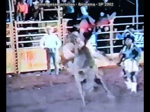 Edvaldo Aparecido Anselmo x Pacato - Rodeio de Ibirarema 2002 #rodeio #rodeo #melhoresmontarias