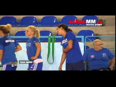 cristina neagu antrenamente cu hcm baia mare actualmm