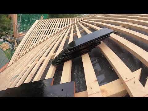 Ortgang schnüren und decken Teil 2 - Creaton Opal Biber - Live vom Biberdach in Leisnig