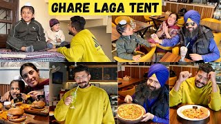 ਘਰੇ ਲੱਗਿਆ TENT | Taking Family to Favourite Restaurant