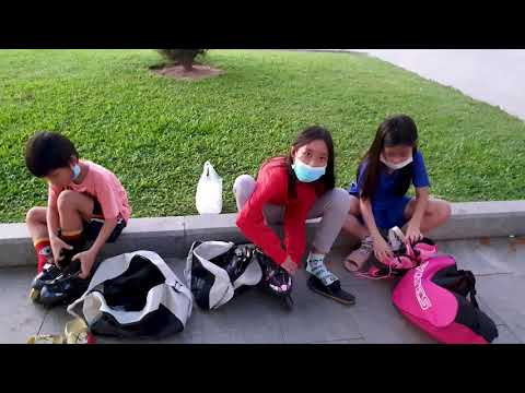 Saturday Evening Near Independent Monument  - Kids Skating