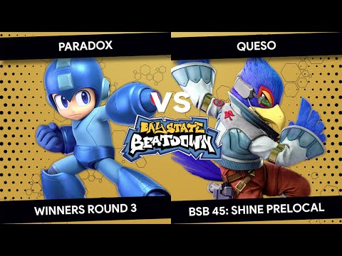Bay State Beatdown 45: Shine Prelocal - Paradox (Mega Man) vs Queso (Falco) - Winners Round 3