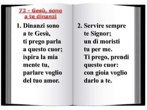 72 Gesù, sono a te dinanzi - Innario Chiesa Cristiana Avventista del Settimo Giorno 2014